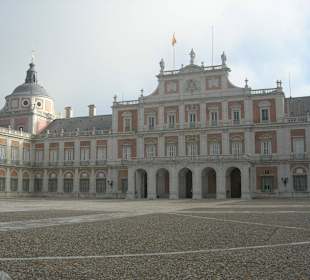Vista parcial del Palacio Real de Aranjuez