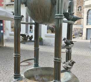 Am Münsterplatz in Aachen