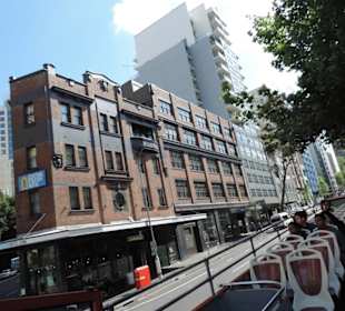 Mit dem Hop-on hop-off Bus in Sydney unterwegs