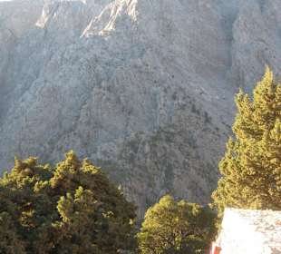 Die erste Metern nach Eingang