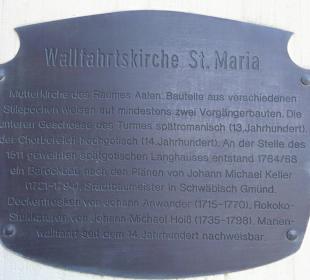 Wallfahrtskirche St. Maria Unterkochen