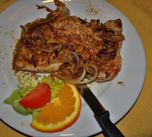 Das Zwiebelsteak im Gasthaus Martin