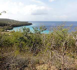 Schon nach wenigen Höhenmetern sieht man die Küste