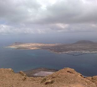 La Graciosa vom Mirador del Rio gesehen