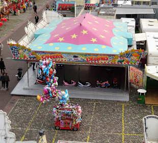 Blick auf den Freimarkt aus dem Riesenrad