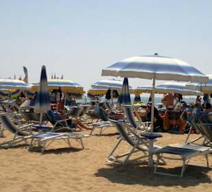Strand in Bibione Juni 2012