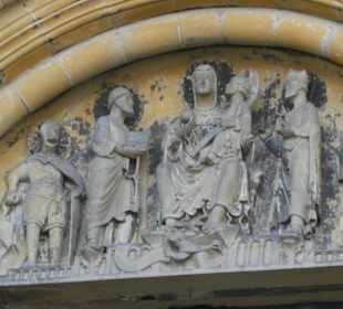 Die Gnadenpforte (Marienpforte) am Bamberger Dom
