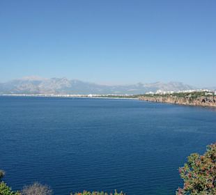 View on the Sea of old Town Antalya
