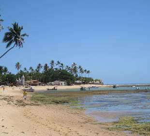 Blick von rechts auf Praia do Forte