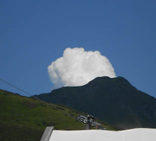 Aussicht von der Hochalm zum "Krater"