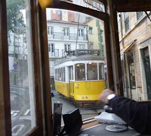 Fahrt mit der Tram 28