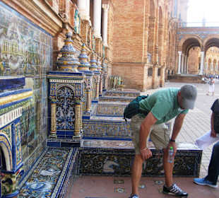 "Chef Axel W.-U." bei der Sevilla-Tour
