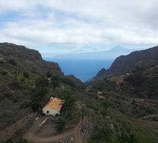 Blick in die Berge von La Gomera