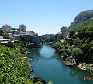 Bogenbrücke in Mostar
