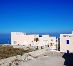 Santorin selbst im Bild Landschaft, Stadt