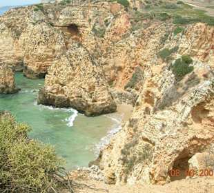 Felsenformation Nähe Ponte da Piedade