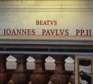 Das Grab von Johannes Paul 2