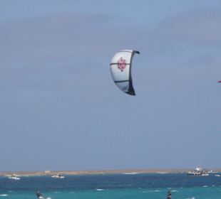 Kitesurfer bei Santa Maria