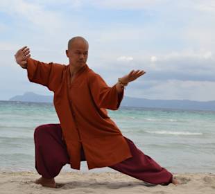 Shaolinmeister Shi Xinggui an der Cala d'Or