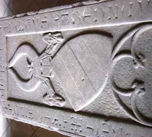 Fränkischer Adel Grabsteinplatten