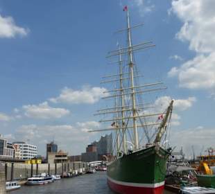 Rickmer Rickmers: Blickfang an den Landungsbrücken