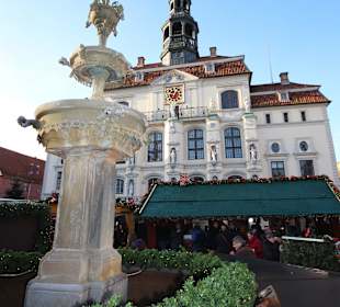 Blick auf das historische Rathaus