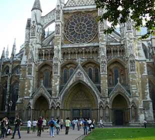 Eingang der Westminster Abbey