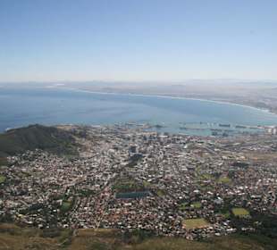 Tafelberg, Blick auf Kapstadt