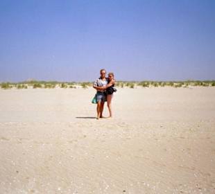Monte Gordo, am Strand