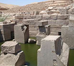 Osireion Tempelbezirk Abydos