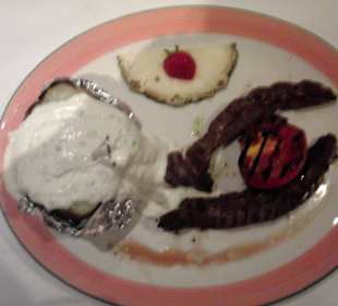 Lammfiletsteak mit Folienkartoffel