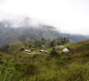 Wioska w dolinie Baliem