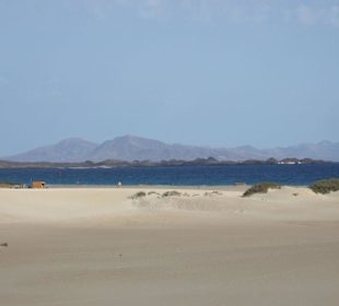 Blick auf die kleine Insel "Isla de los Lobos"
