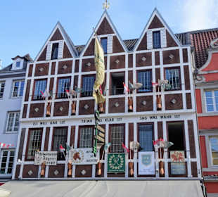 Außenansicht der Hausbrauerei Zum Schlüssel