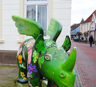 Nashorn aus der Partnerstadt Dormund