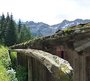 Auf der Wanderung, Ahornbach nach Rein in Taufers