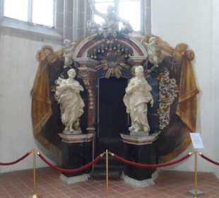 Evangelischer Beichtstuhl in der Peterskirche