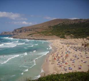 Strand von Cala Mesquida 