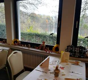 Der Wintergarten mit Blick auf den See