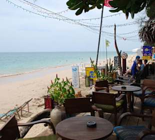 Ausblick vom Lokal auf den Long Beach