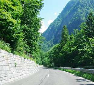 Abfahrt vom Plöckenpass