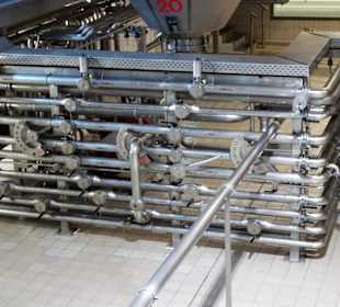 In den Gärkellern der Brauerei Stiegl