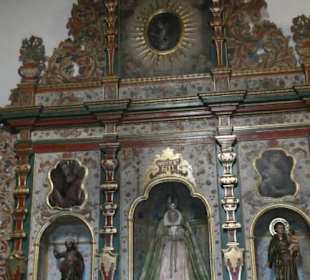 Iglesia de San Juan Bautista: ein Seitenaltar