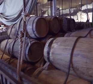 Meistens wurde Ware in Fässern gelagert