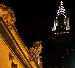 Blick über die Grand Central auf das Crysler Build