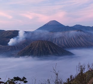 Sonnenaufgang Bromo Vulkan