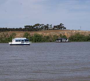 Hausboote auf dem Murray Rivver