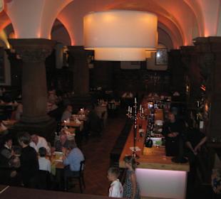 Blick vom Eingang in das Restaurant