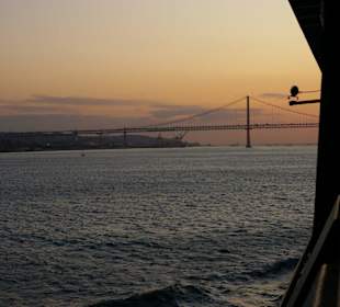 Einlaufen in Lissabon