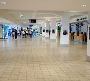 In der Eingangshalle des Columbus Cruise Center